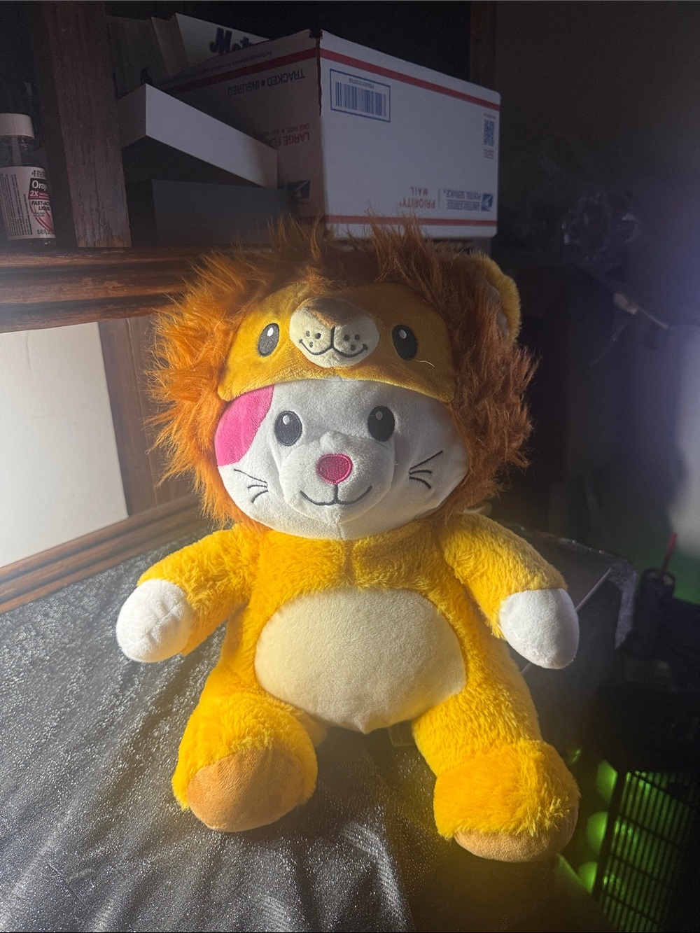 Peek-A-Boo Cat in Lion Costume Plush Stuffed Animal